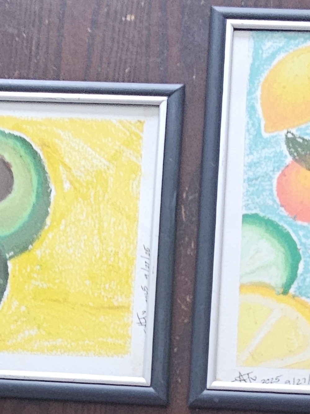 Bright Avocado & Citrus Wall Art Print - Yellow and Green - Picture 3 of 5